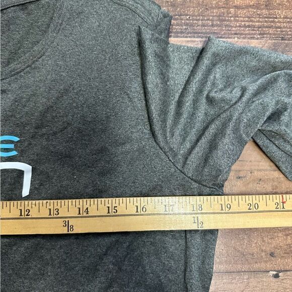 Saucony long sleeve women’s size L “love 2 run” gray NEW - Picture 4 of 6